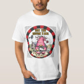 Wedden op de boerderij gnome t-shirt (Voorkant)