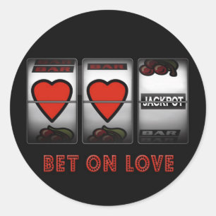 Wedden op Liefde Sticker