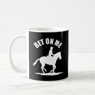 Wedden op mij - Paardenrace Hoodie Koffiemok