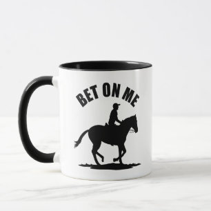 Wedden op mij - Paardenrennen Mok