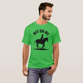 Wedden op mij - Paardenrennen T-shirt (Voorkant volledig)