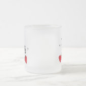 Wedden, Valentijnsdag Matglas Koffiemok (Center)