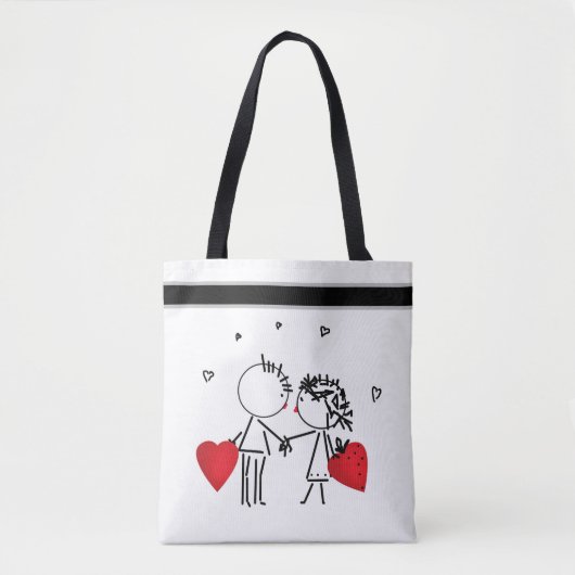 Wedden, Valentijnsdag Tote Bag (Voorkant)
