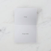 Wedden, Waterverf Rozen, Sage Green, Elegant Bedankkaart (Binnen)