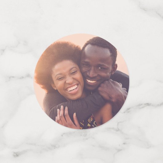 Weddenafel Decor Custom 6-Photo Wedding Confetti (Kleine voorkant)