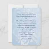 Weddenblauw met duiven kaart (Achterkant)