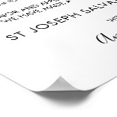 Weddenbordje - Donatie Waterverf Greenery Sign Poster (Hoek)