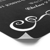 Weddenbordje - Twitter-bord voor donatie over het  Poster (Hoek)