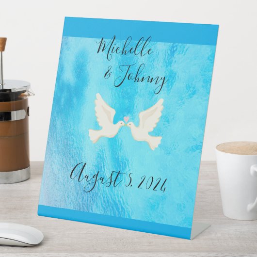 Weddenbordsessie - bruiloften, alle feestelijkhede reclamebord met voetstuk (Insitu)