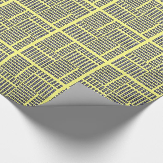 Weddendag, Chamelot Blue 02-Gift Wrapping Paper Cadeaupapier (Hoek)