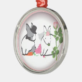 WEDDENDE CONGRATULATIES! METALEN ORNAMENT (Links)