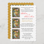 Weddenematige Maagd van Guadalupe MIRACLES Kaart (Voorkant / Achterkant)