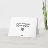 Weddenenkaart - egelbride en bruom kaart (Achterkant)