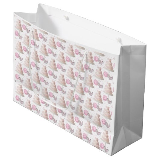 Weddenenkaart Gift Bags Groot Cadeauzakje (Voorkant Gekanteld)