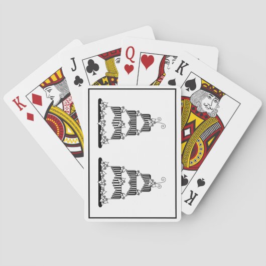 Weddenenkaart Grafische speelkaarten (Achterkant)