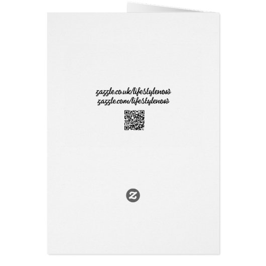 Weddenenkaart - Silhouette (Achterkant)