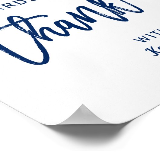 Weddenenkaarten en cadeaus voor 20 x 10 Typografie Poster (Hoek)