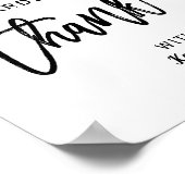 Weddenenkaarten en cadeaus voor 20 x 10 Typografie Poster (Hoek)