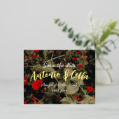 Weddenenkaartset Folie Feestdagen Briefkaart (Staand Voorkant)