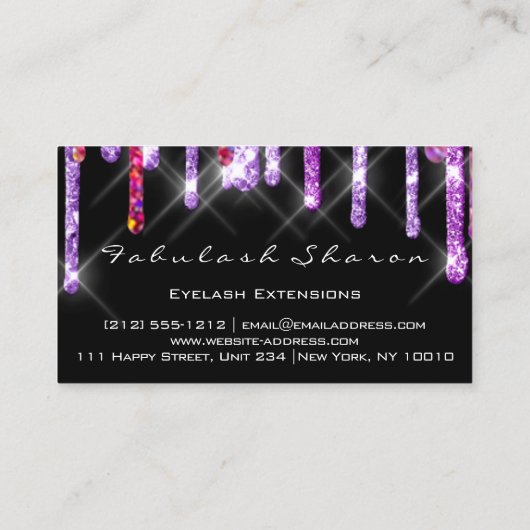 Weddenevenspanner Violet Drivers Spark Black Visitekaartje (Achterkant)