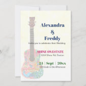 Weddenfestival Velden Muziek Modern Wedding Kaart (Voorkant)