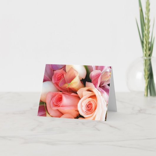 Weddenflorale Notecards Kaart (Voorkant)