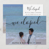 Weddenfoto Aankondiging (Voorkant / Achterkant)