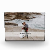 Weddenfoto Acrylblok Fotoblokken (Voorkant)