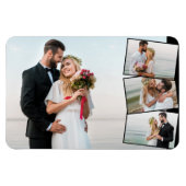 Weddenfoto Afbeelding Montage Magneet (Horizontaal)
