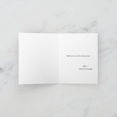 Weddenfoto collage Dankuwel Bedankkaart (Binnen)