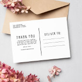 Weddenfoto Collage Hartelijk dank Briefkaart