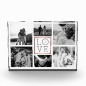 Weddenfoto Collage Love Black & White Fotoblokken (Voorkant)