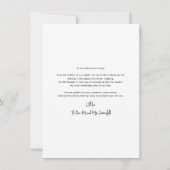 Weddenfoto Collage Modern Bedankt Kaart (Achterkant)