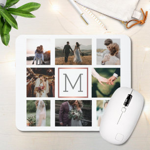 Weddenfoto Collage Monogram Muismat