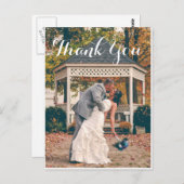Weddenfoto Dank je Kaarten | BRIEFKAART (Voorkant / Achterkant)