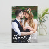 Weddenfoto Dank je Kraft Kaart (Staand voorkant)