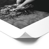 Weddenfoto en schrijfmachine-onderschriften gewoon poster (Hoek)