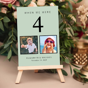 Weddenfoto Fun Sage Green Kaart