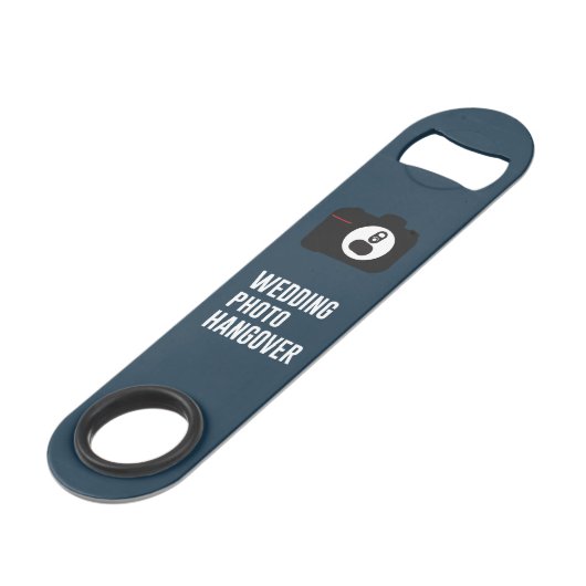 Weddenfoto Hangover Bottle Opener Speed Flessenopener (Voorkant Gekanteld)