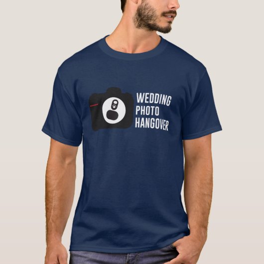 Weddenfoto Hangover T-Shirt (Voorkant)