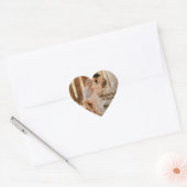 Weddenfoto Hart Sticker (Envelop)