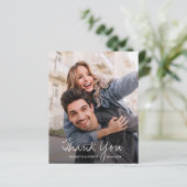 Weddenfoto Hartelijk dank (Staand voorkant)