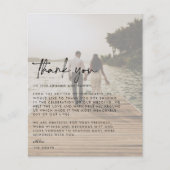 Weddenfoto Hartelijk dank (Voorkant)