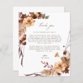 Weddenfoto Hartelijk dank (Voorkant / Achterkant)