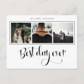 Weddenfoto Hartelijk dank Aankondigingskaart (Voorkant)