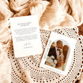 Weddenfoto Hartelijk dank, Arch Foto Hartelijk dan Kaart