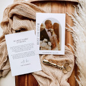 Weddenfoto Hartelijk dank, Arch Foto Hartelijk dan Kaart