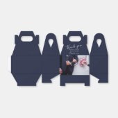 Weddenfoto Hartelijk dank  Bedankdoosjes (Uitgevouwen)