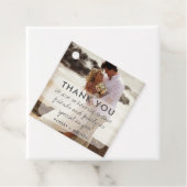 Weddenfoto Hartelijk dank Bedankjes Labels (In situ)