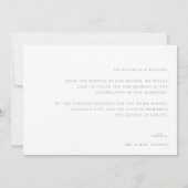 Weddenfoto Hartelijk dank Bedankkaart (Achterkant)